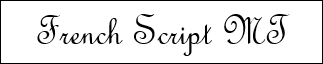 French Script MT